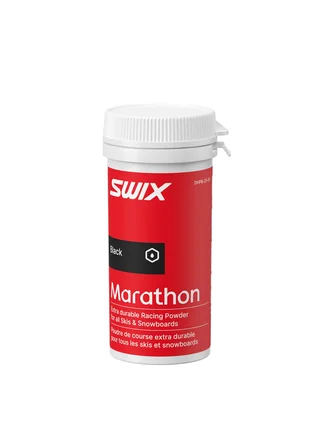 Swix Marathon Powder Black 25 G Hard pulvervoks for krevende forhold