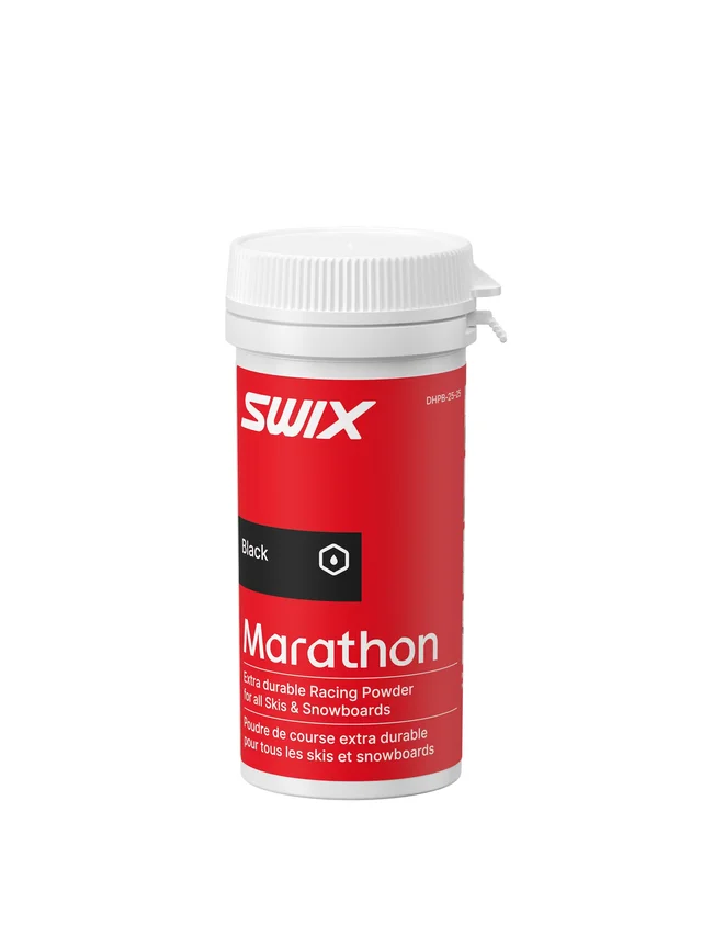 Swix Marathon Powder Black 25 G Hard pulvervoks for krevende forhold 