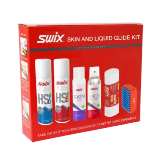 Swix P19N Skin &amp; Liquid Glide Kit Komplett vedlikehold for felleski