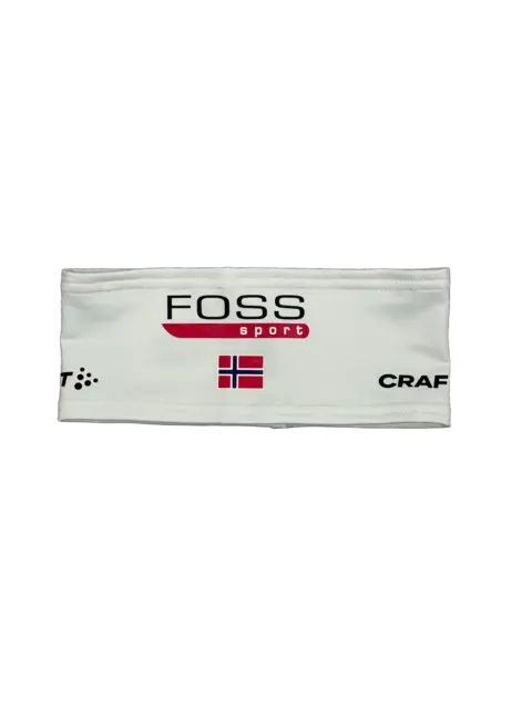 Foss Sport Pannebånd Hvit Foss Pannebånd i høy kvalitet - Hvit