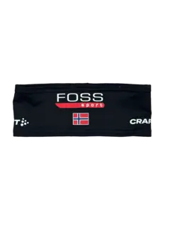 Foss Sport Pannebånd Sort L/XL Foss Pannebånd i høy kvalitet – Sort
