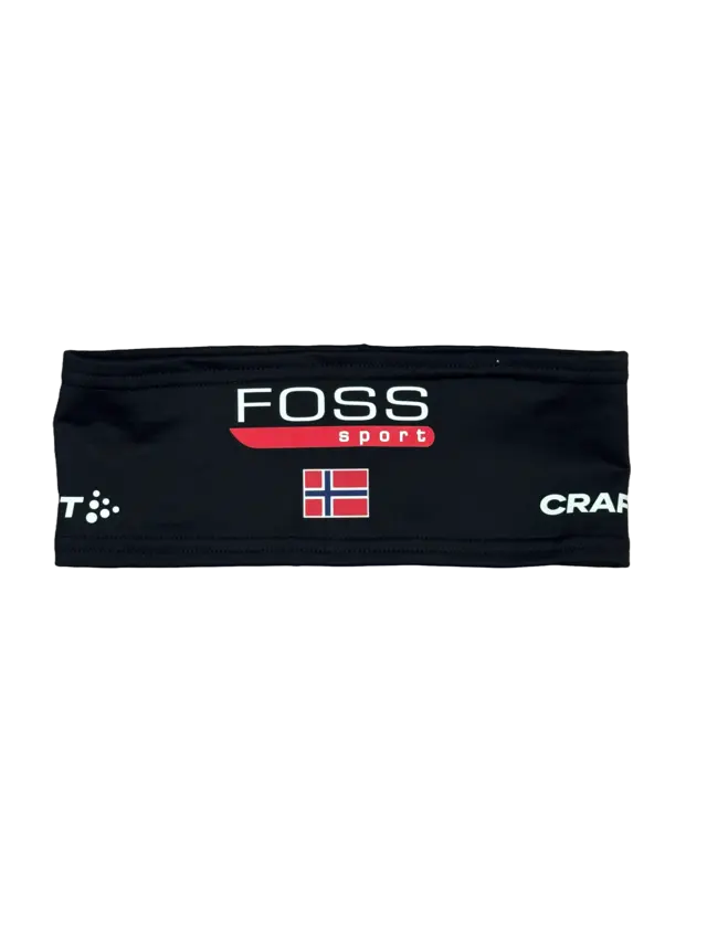 Foss Sport Pannebånd Sort L/XL Foss Pannebånd i høy kvalitet – Sort 
