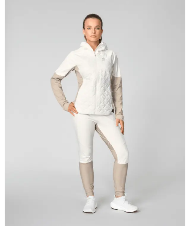 Johaug Jakke Cloud Insulated L Værbestandig treningsjakke 3-lags - Tofu 