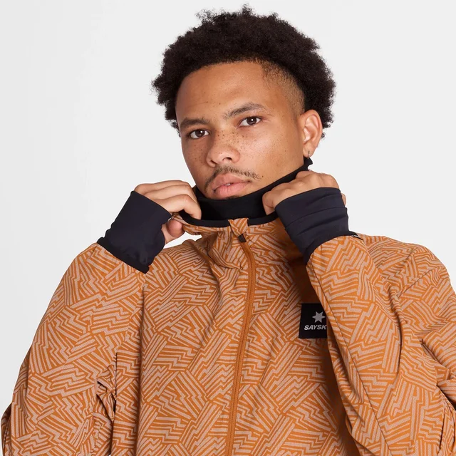 SAYSKY M Jakke Reflective Blaze M Lett og varm løpejakke til vinteren 