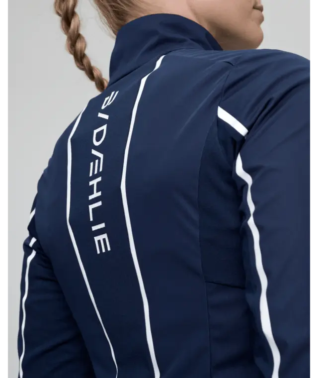 Dæhlie Dame Jakke Pace M Jakke for intens langrennstrening - Navy 