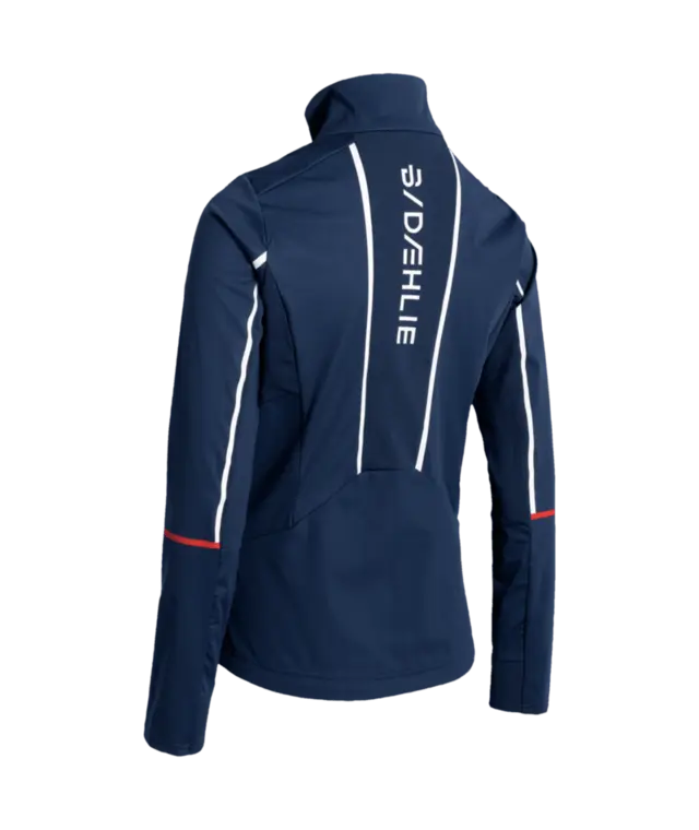 Dæhlie Dame Jakke Pace M Jakke for intens langrennstrening - Navy 
