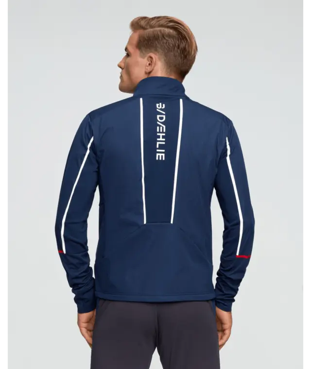 Dæhlie Herre Jakke Pace M Jakke for intens langrennstrening - Navy 
