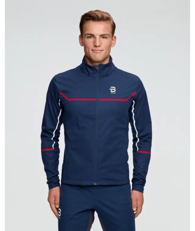 Dæhlie Herre Jakke Pace M Jakke for intens langrennstrening - Navy 