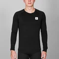 SAYSKY Herre Trøye Merino 165 LS L Perfekt baselayer i ren merino - Black