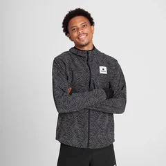 SAYSKY M Jakke Reflective Blaze S Lett og varm løpejakke til vinteren