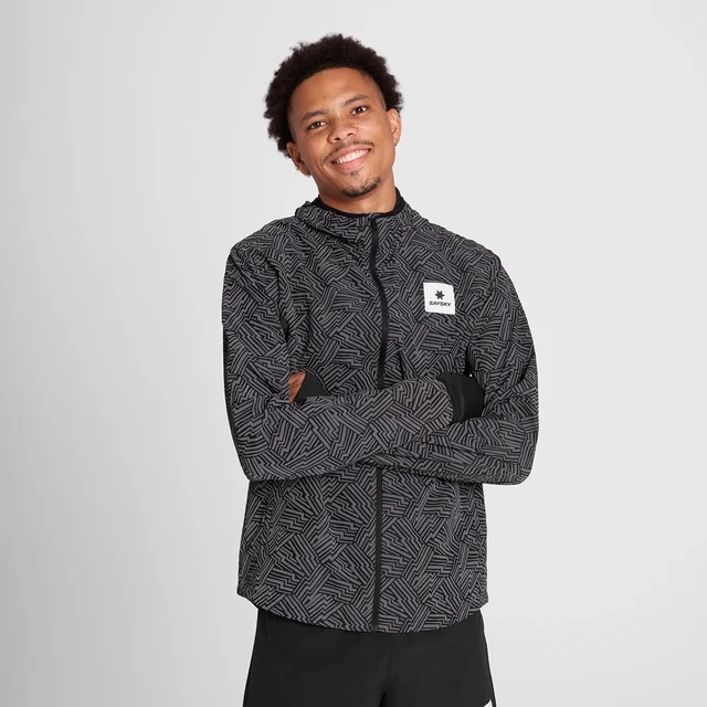 SAYSKY M Jakke Reflective Blaze S Lett og varm løpejakke til vinteren 