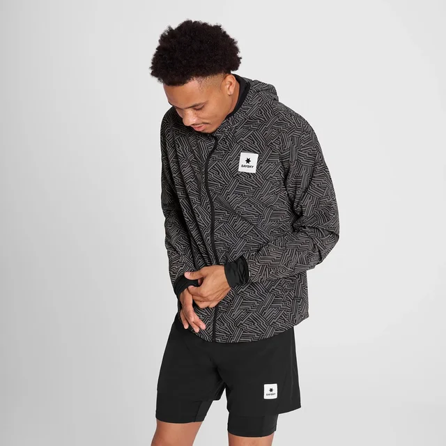 SAYSKY M Jakke Reflective Blaze S Lett og varm løpejakke til vinteren 