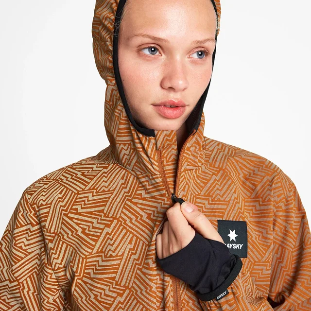 SAYSKY Dame Jakke Blaze Reflective S Lett og varm løpejakke til vinteren 