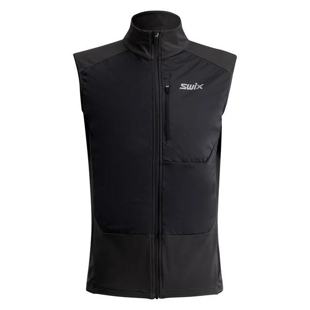 Swix Herre Vest Focus Warm S Lett og varm treningsvest - Black 