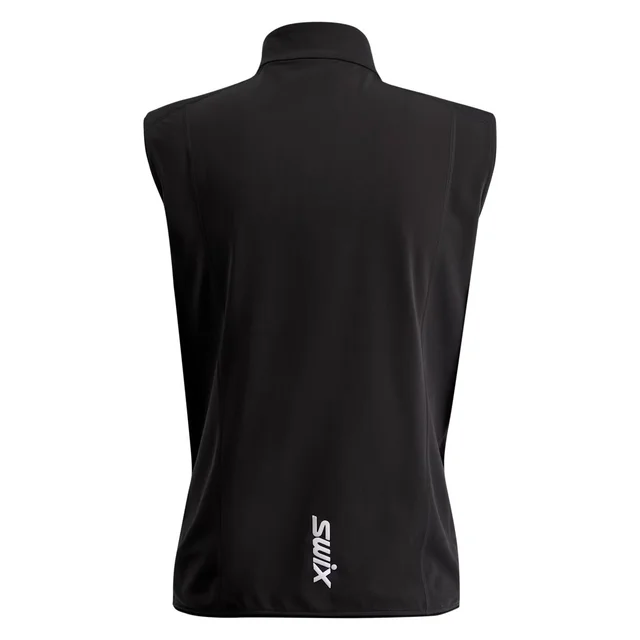 Swix Herre Vest Focus Warm L Lett og varm treningsvest - Black 