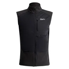 Swix Herre Vest Focus Warm Lett og varm treningsvest - Black