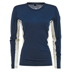 Les Arcs W  Noelle Wool Trøye S Tynn og myk merinoulltrøye - Navy