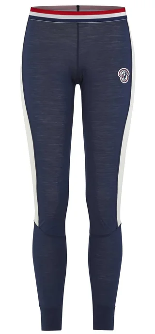 Les Arcs W Noelle Wool Bukse Varm og myk merinoullbukse - Navy