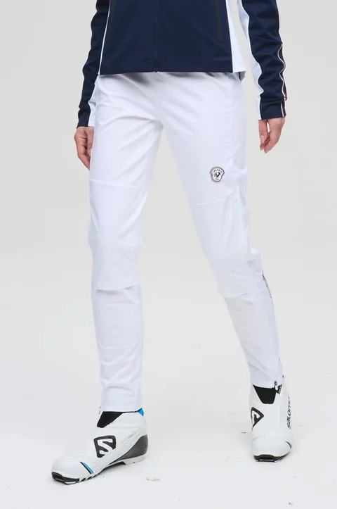 Les Arcs W Martine Light Bukse S Langrennsbukse med god stretch - White 