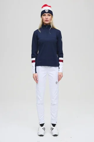 Les Arcs W Martine Light Bukse Langrennsbukse med god stretch - White