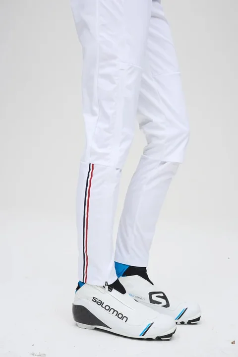 Les Arcs W Martine Light Bukse S Langrennsbukse med god stretch - White 