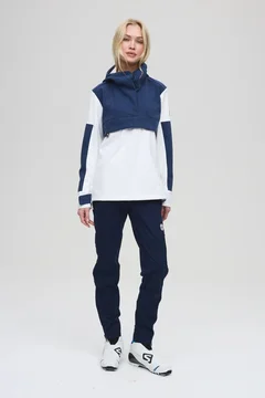 Les Arcs W Martine Light Bukse Langrennsbukse med god stretch - Navy