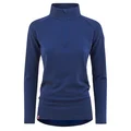 Les Arcs W Isabelle Zipneck M Komfortabel zipneck i merinoull - Navy