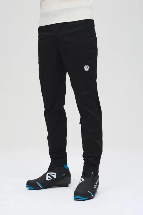 Les Arcs M Marius Light Bukse M Lett og stretchy langrennsbukse - Black 