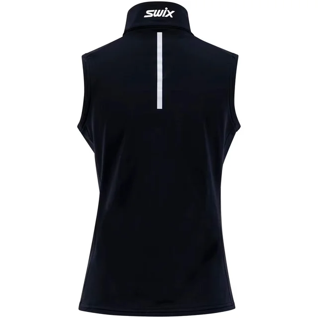 Swix Dame Vest Focus Warm L Allsidig vest for kalde treningsdager 