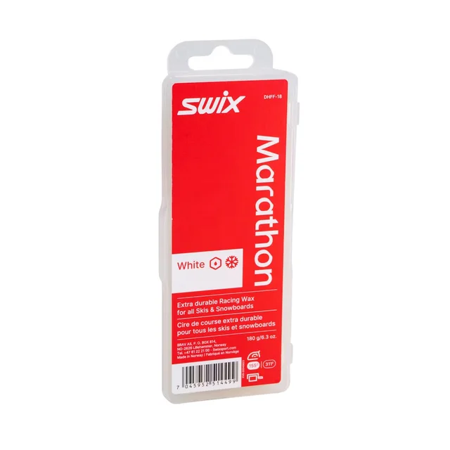 Swix Pure Marathon Hvit, 180g Marathon glider uten fluor. 