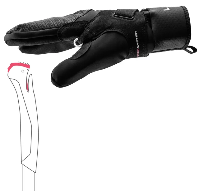 Leki CC Thermo Shark Lobster 10 Varm lobsterhanske for kuldeføre 