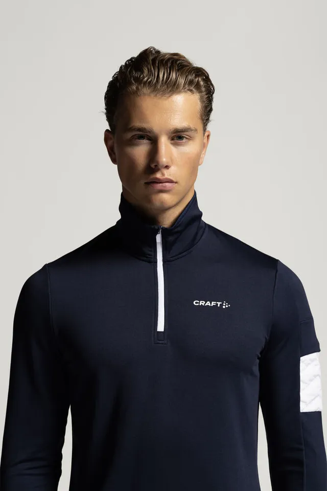 Craft M Trøye LS Adv SubZ 2 S Teknisk løpetrøye med zip-hals 