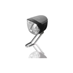 XLC Front light CL-D05 Retro Blk/Grey Klassisk LED-lykt til elsykkel