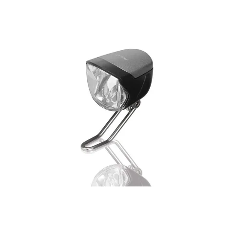 XLC Front light CL-D05 Retro Blk/Grey Klassisk LED-lykt til elsykkel