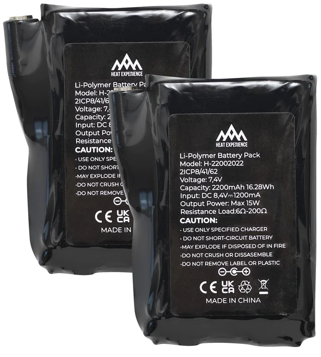 HeatX Batteri 2200mAh for varmehansker Batteri for varmehansker 