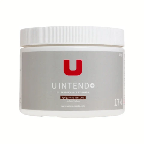 Umara U Intend Syrlig Cola 250g Ultimate Kost-tillskudd /M Koffein