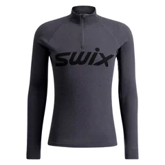 Swix Herre RaceX Merino Half Zip L Varm og pustende ulltrøye - Phantom