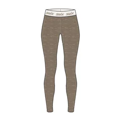 Swix Dame Bukse RaceX Merino L Myk og varm ullbukse - Dune