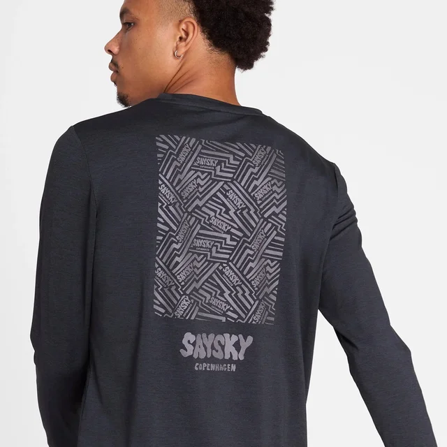 SAYSKY Trøye Reflective Logo Pace LS S Allsidig trøye til løp året rundt 