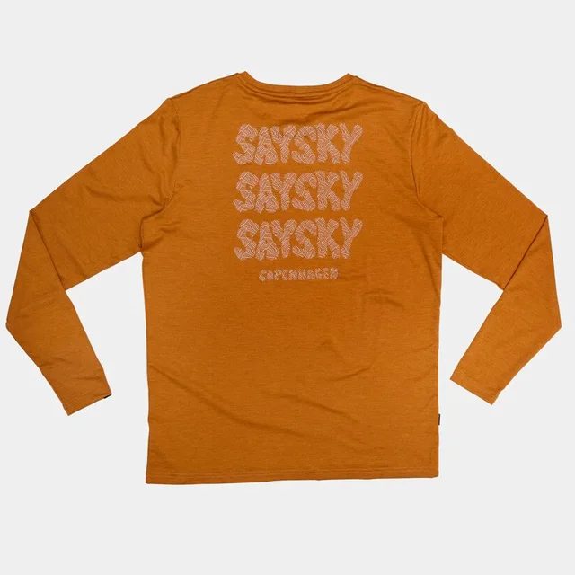 SAYSKY Trøye Reflective Logo Pace LS L Allsidig trøye til løp året rundt 