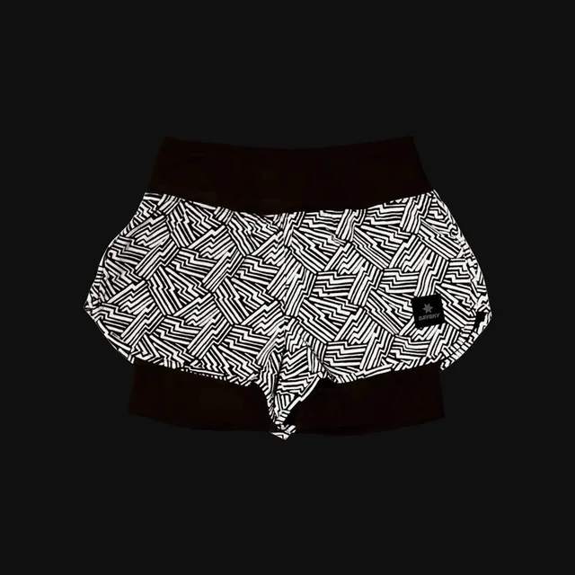 SAYSKY Dame Shorts 2n1 3" Pace M Reflekterende treningsshort til dame 