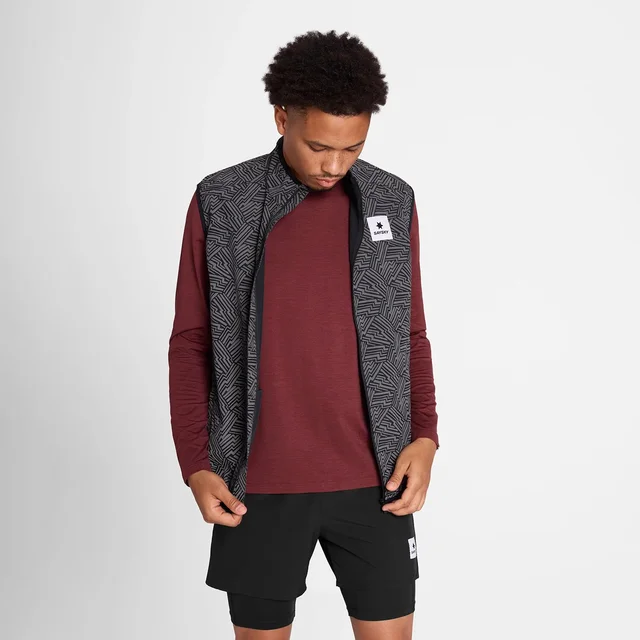 SAYSKY M Vest Reflective Pace L Lett og vindbeskyttende løpevest 