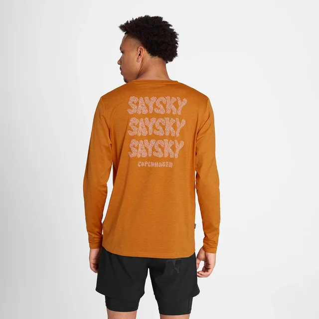 SAYSKY Trøye Reflective Logo Pace LS M Allsidig trøye til løp året rundt 