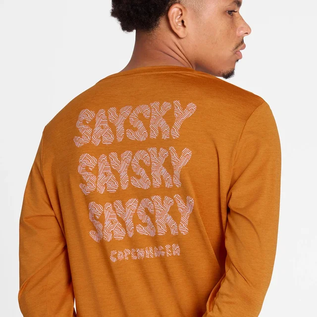 SAYSKY Trøye Reflective Logo Pace LS M Allsidig trøye til løp året rundt 
