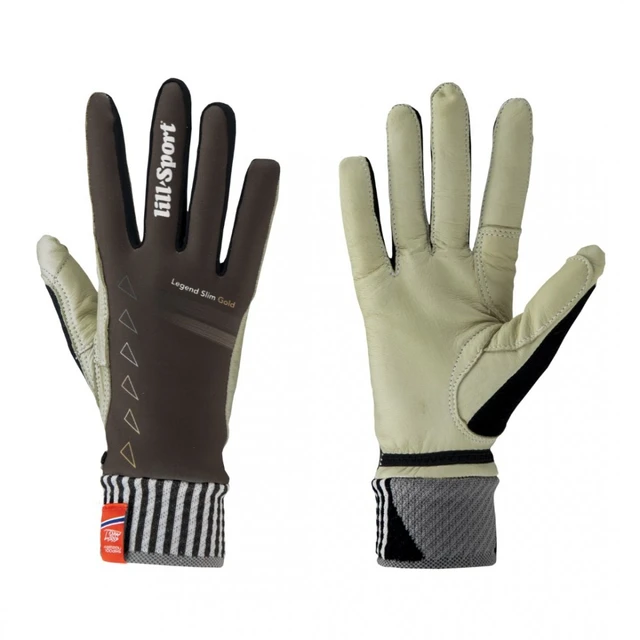Lill-Sport Hanske Legend Slim Gold 6 Tynn racinghanske for smal passform 