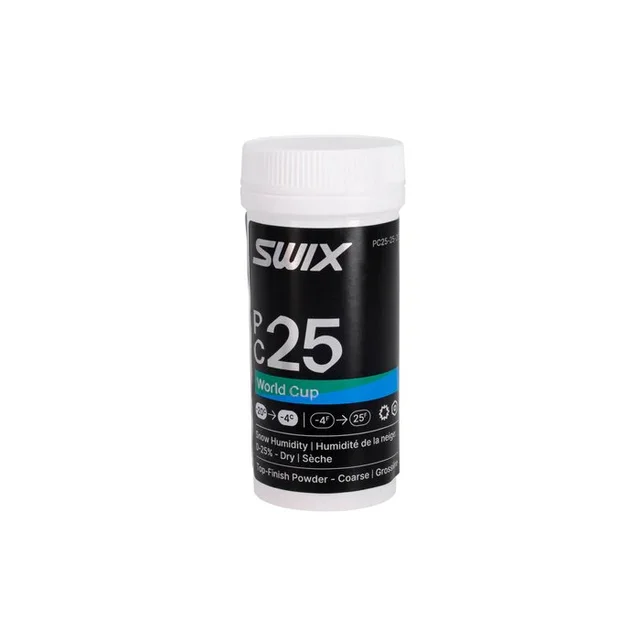 Swix PC25 WC Powder Coarse Dry 20G Nysnø pulver for kaldt føre 