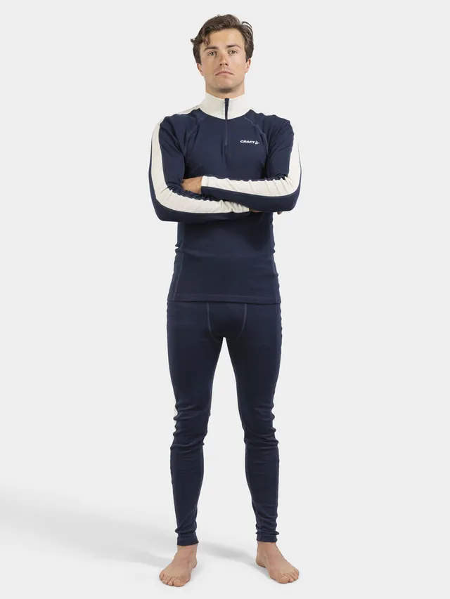 Craft M Bukse Adv Wool Merino L Teknisk ullbukse for kald trening 