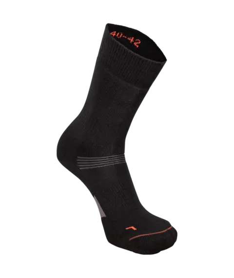 Dæhlie Sokker Active Wool Thick Skisokker med 70% merionoull - Black