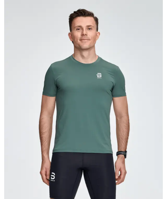 Dæhlie Herre Trøye SS Tempo L Lett og luftig t-skjorte til løping - DF 