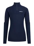 Craft W Tr&#248;ye Adv Wool Merino HZ L Half-zip ulltr&#248;ye for kalde dager